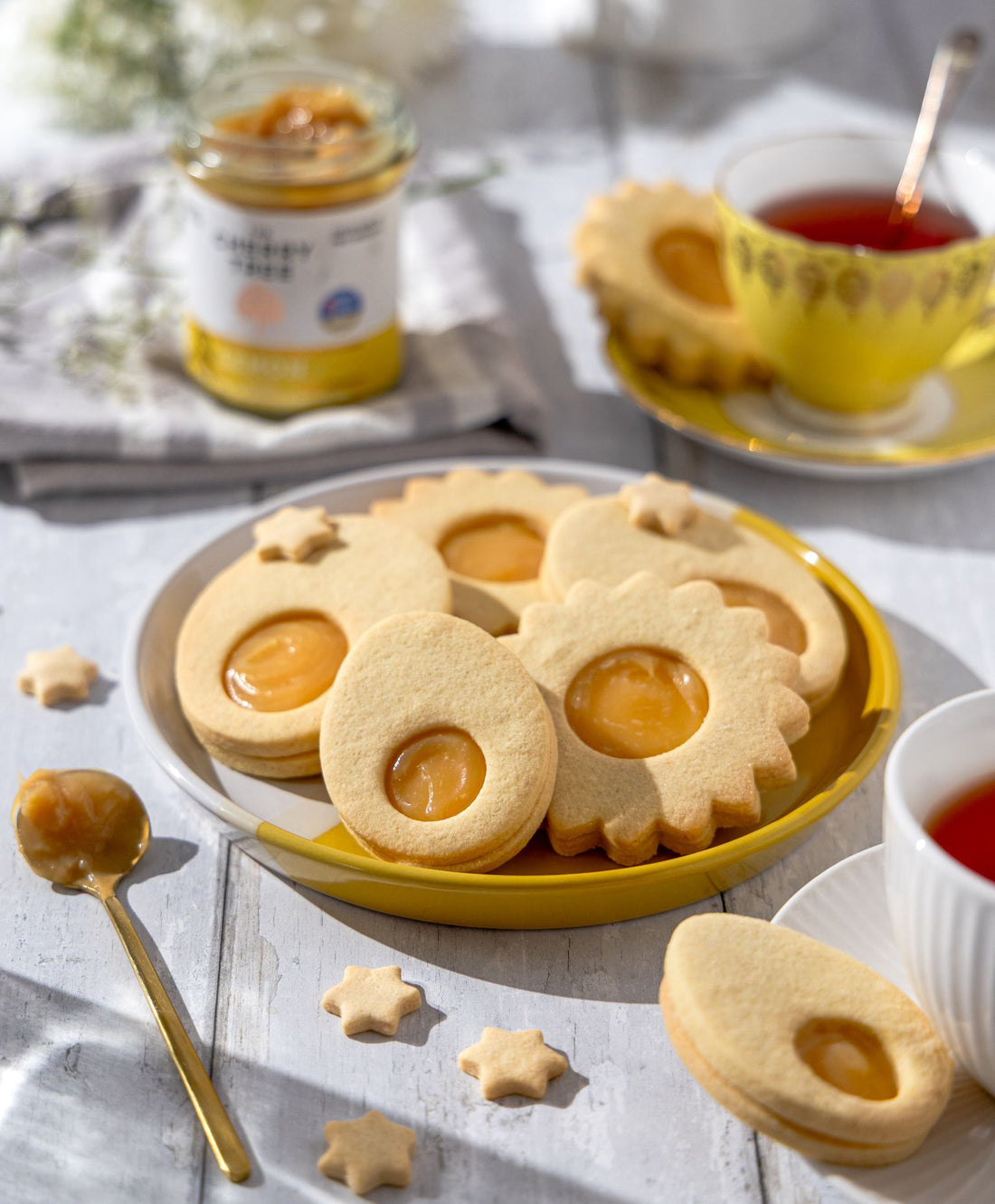 Lemon Curd Biscuits Recipe