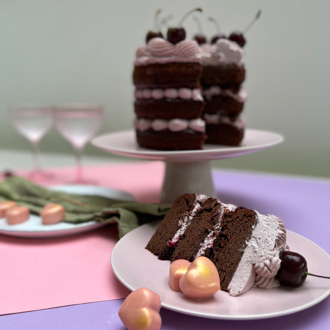 Morgan’s Pink Forest Gateau Recipe