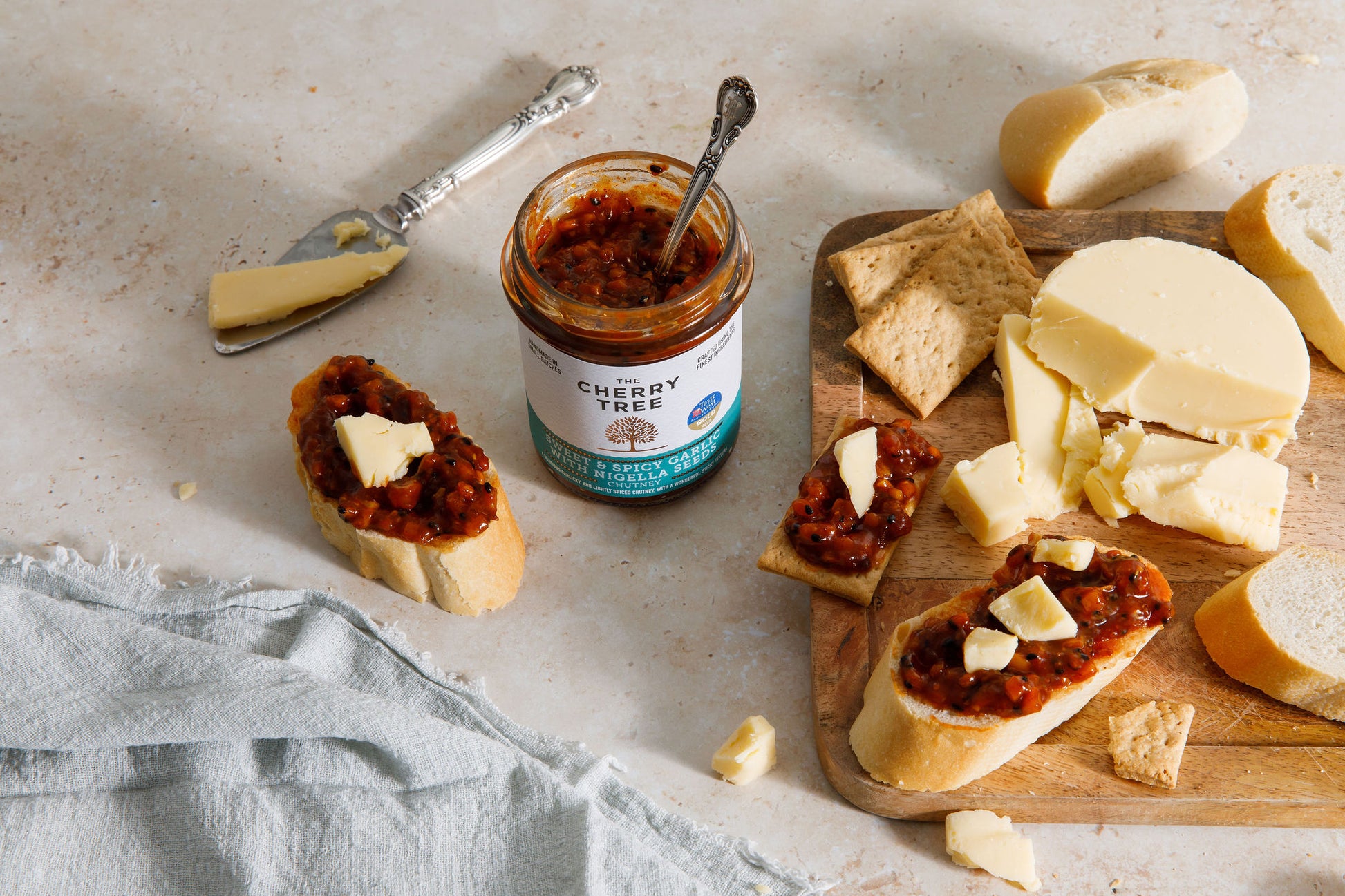 Sweet & Spicy Garlic with Nigella Seeds Chutney - The Cherry Tree