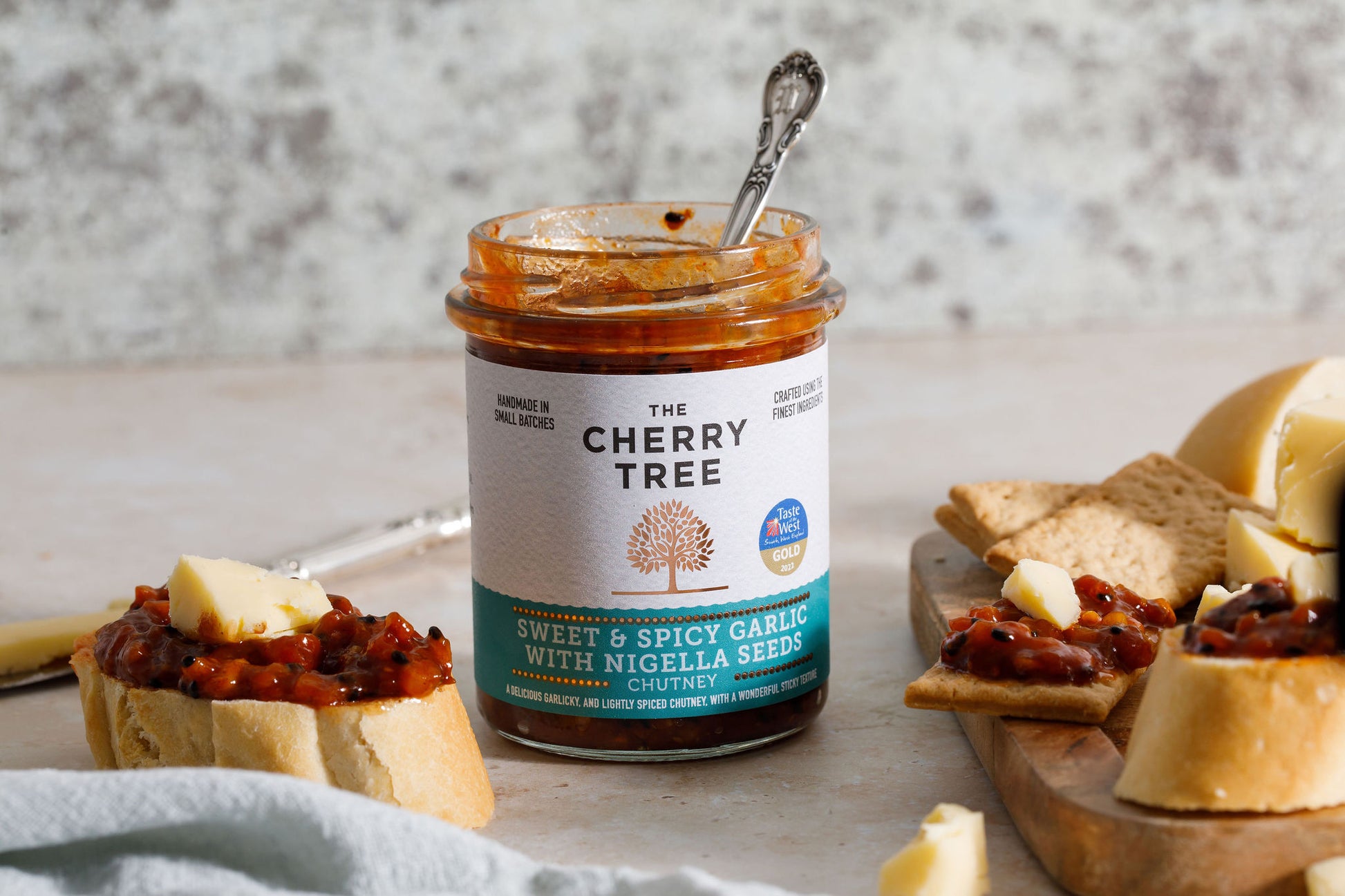 Sweet & Spicy Garlic with Nigella Seeds Chutney - The Cherry Tree
