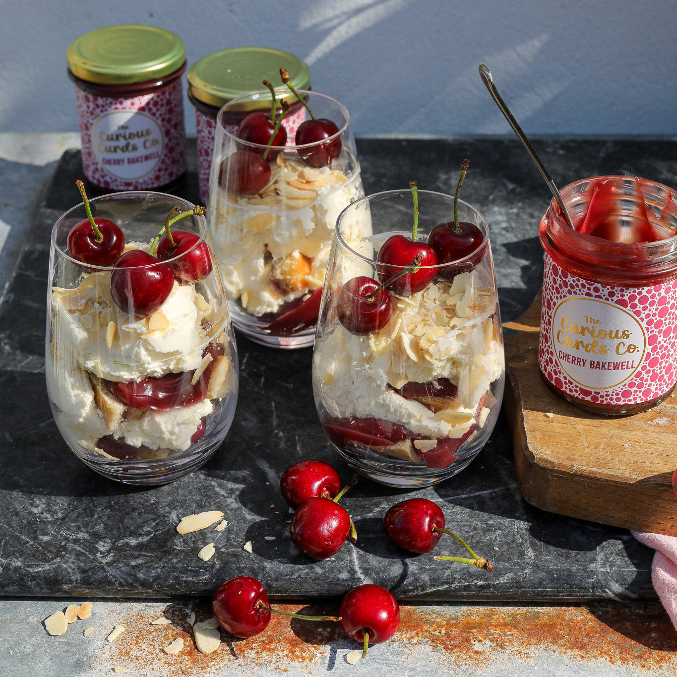 Cherry Bakewell Curd