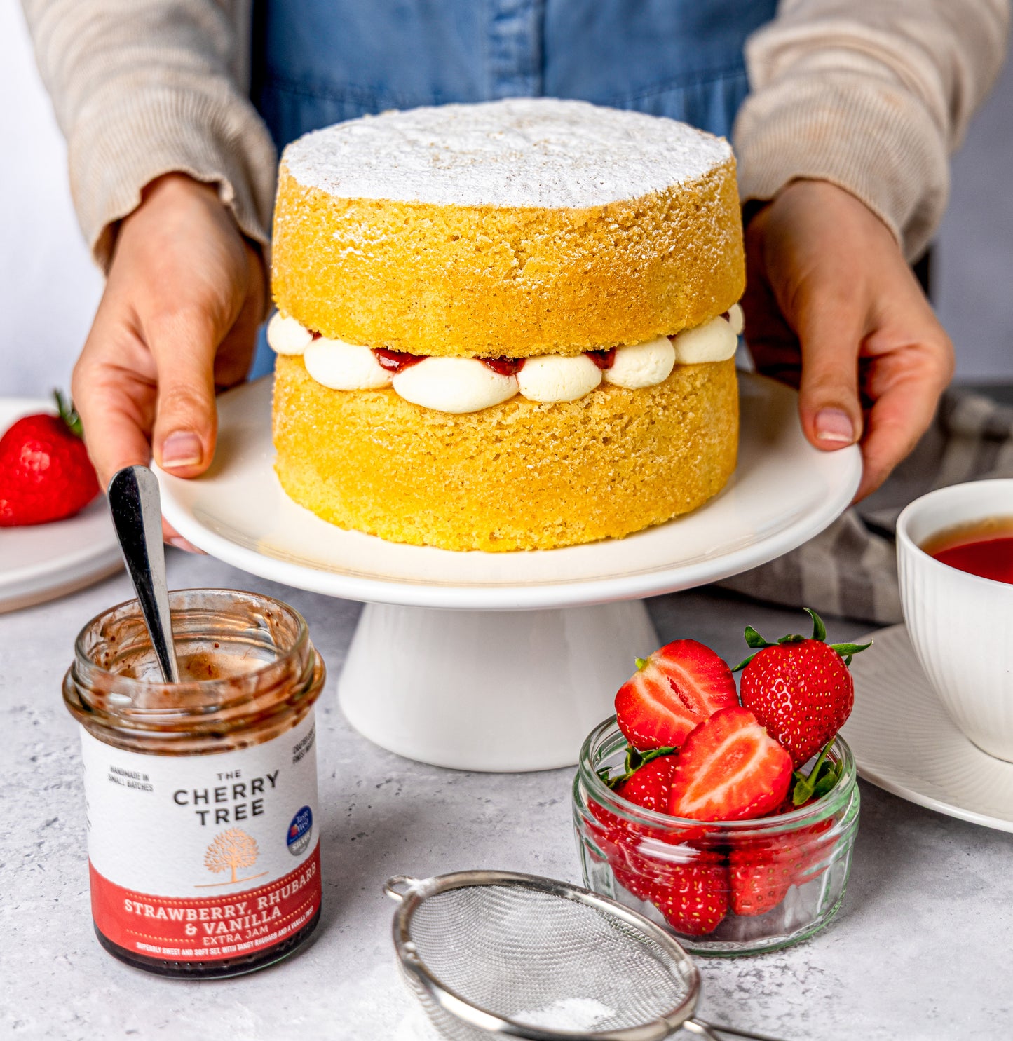 Strawberry, Rhubarb & Vanilla Jam