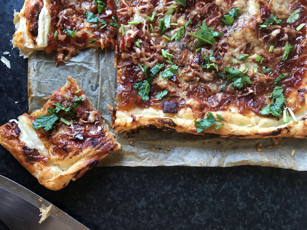 Caramelised Onion and Tomato Puff Pastry Recipe