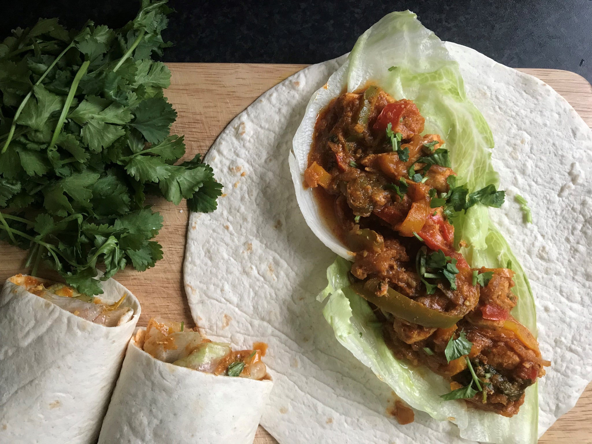 Chicken Curry Wraps Recipe