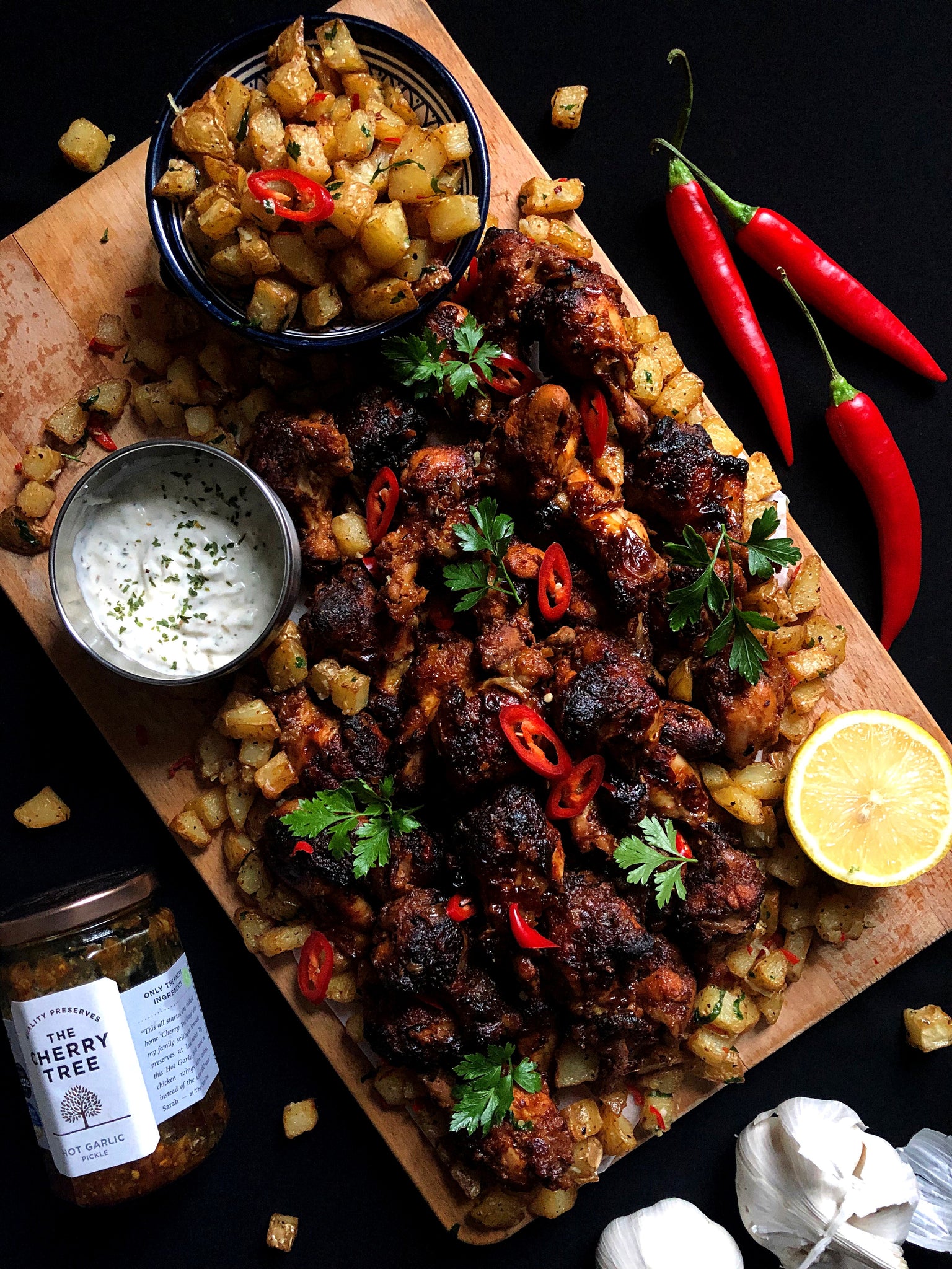 Chilli Garlic Chicken Wings Recipe