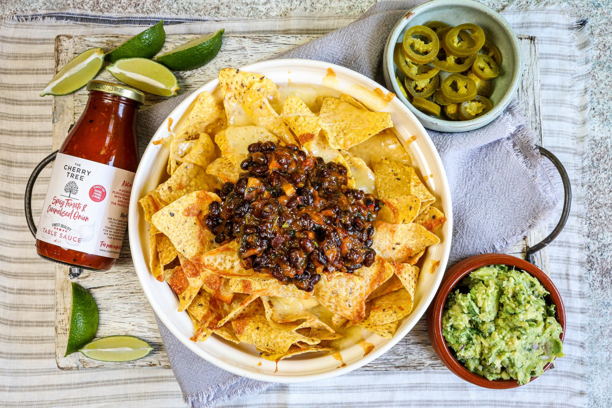 The Cherry Tree Nachos with Frijoles Recipe