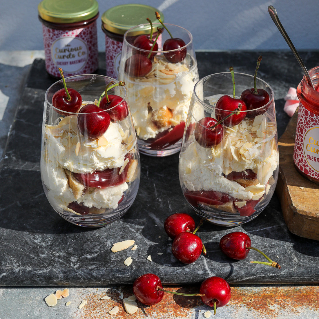 Cherry Bakewell Sundae Smash Recipe