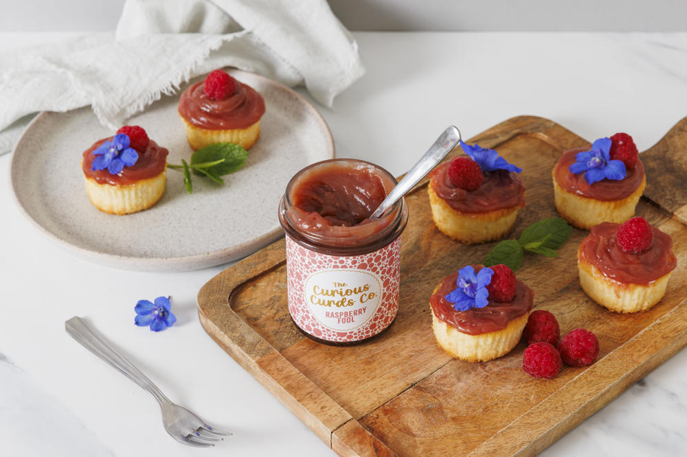 Raspberry Fool Curd