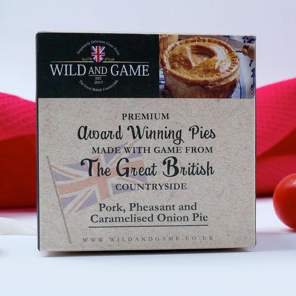 Pork, Pheasant & Caramelised Onion Large Pie