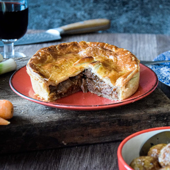 Venison Red Wine Cranberry Family Pie