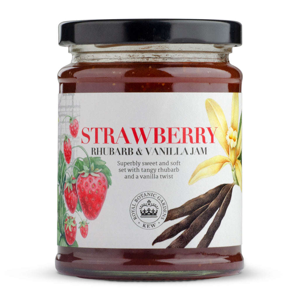 Kew Strawberry, Rhubarb & Vanilla Jam